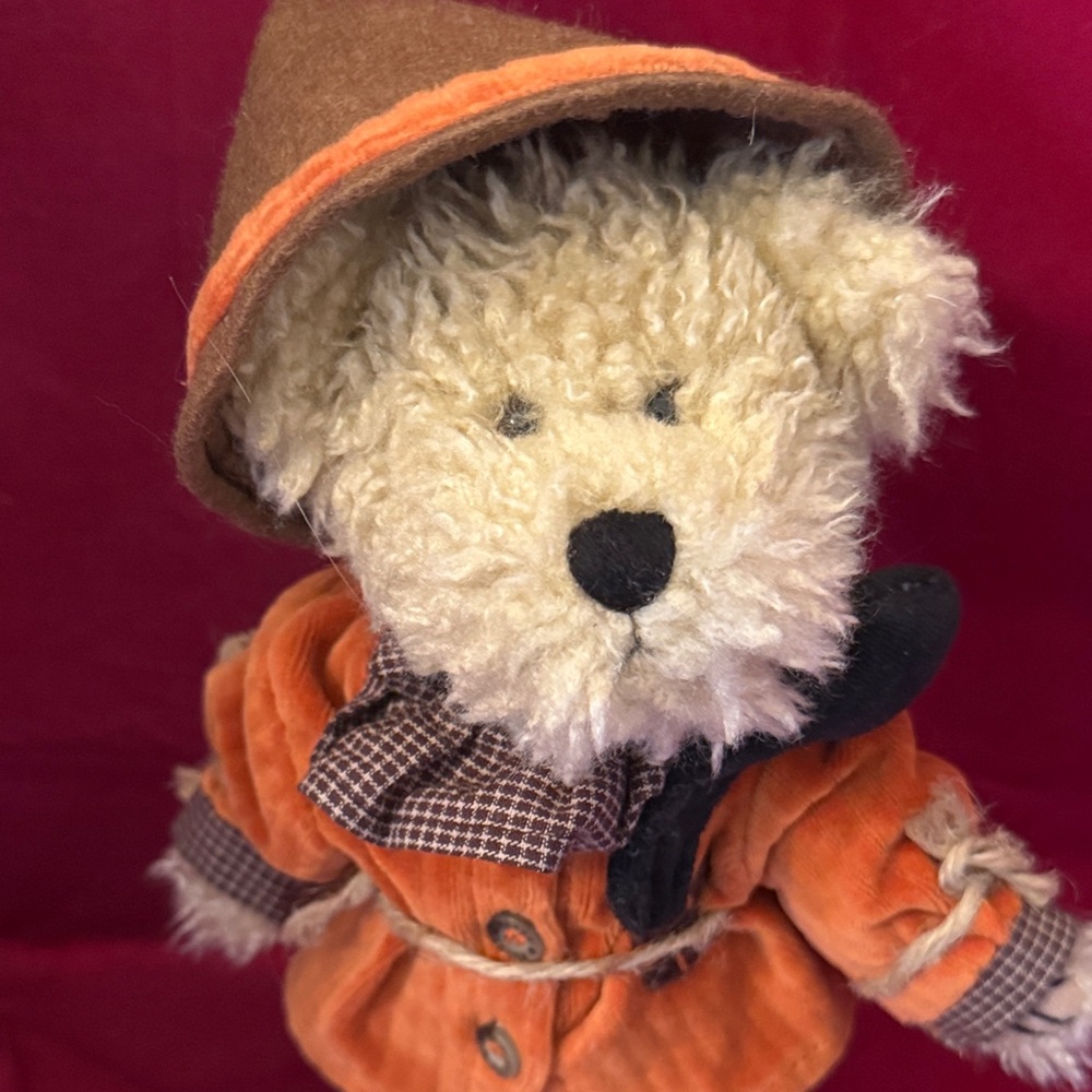 Boyds Bears Scarecrow Autumn Bear with Tags - Picture 3 of 10